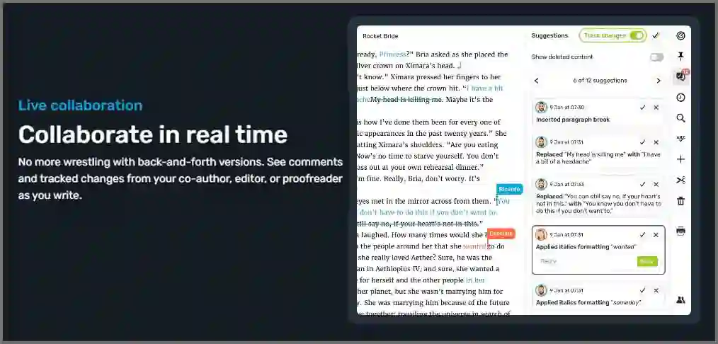 Find The Best KDP Tools For Self-Publishing Your Book Reedsy-Book-Editor-features