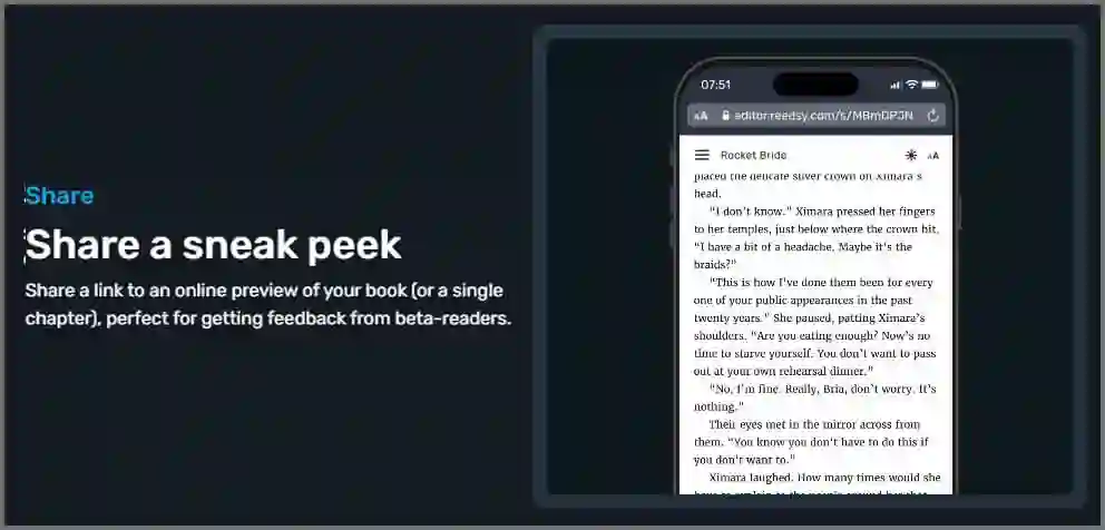 Find The Best KDP Tools For Self-Publishing Your Book Reedsy-Book-Editor-features