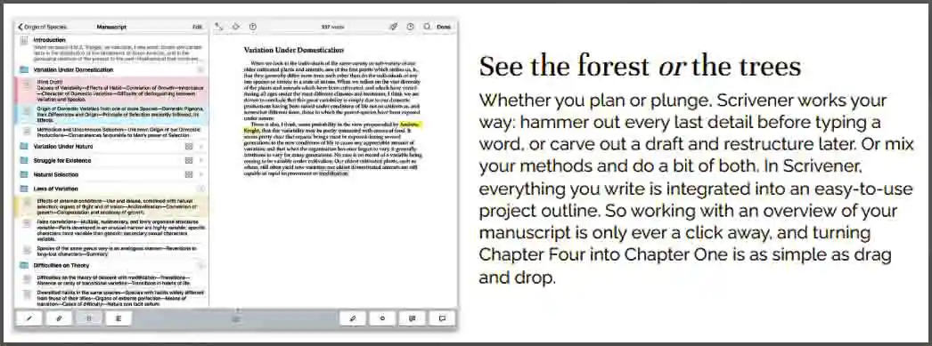 Find The Best KDP Tools For Self-Publishing Your Book Scrivener-features