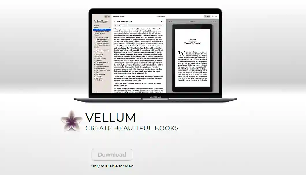 Find The Best KDP Tools For Self-Publishing Your Book vellum-app