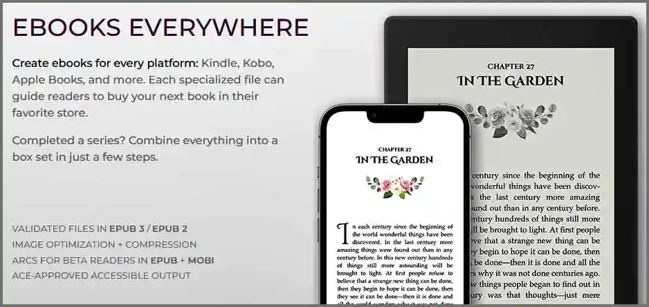 Find The Best KDP Tools For Self-Publishing Your Book vellum-features